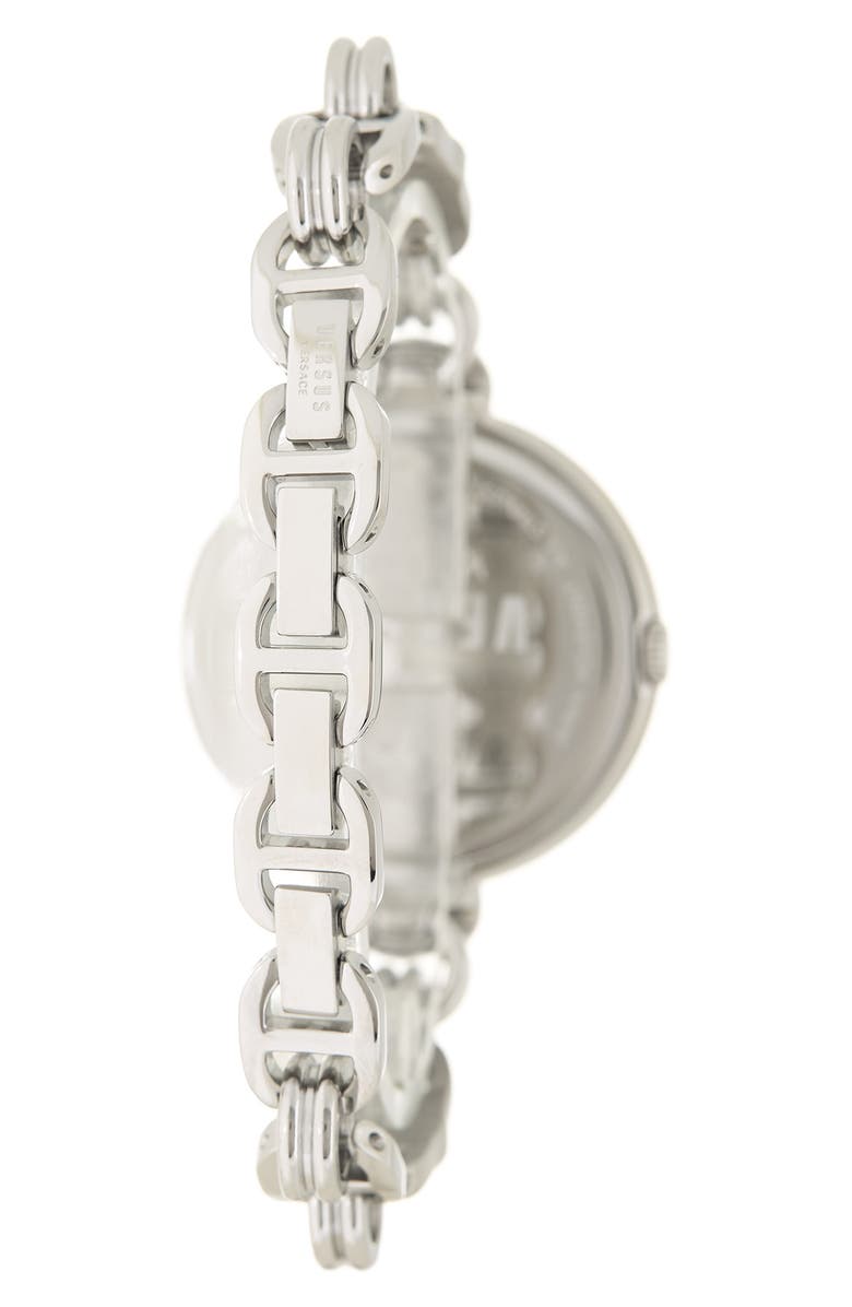 VERSUS Versace Versace Women's Stainless Steel Silver Dial Bracelet Watch, 36mm, Alternate, color,