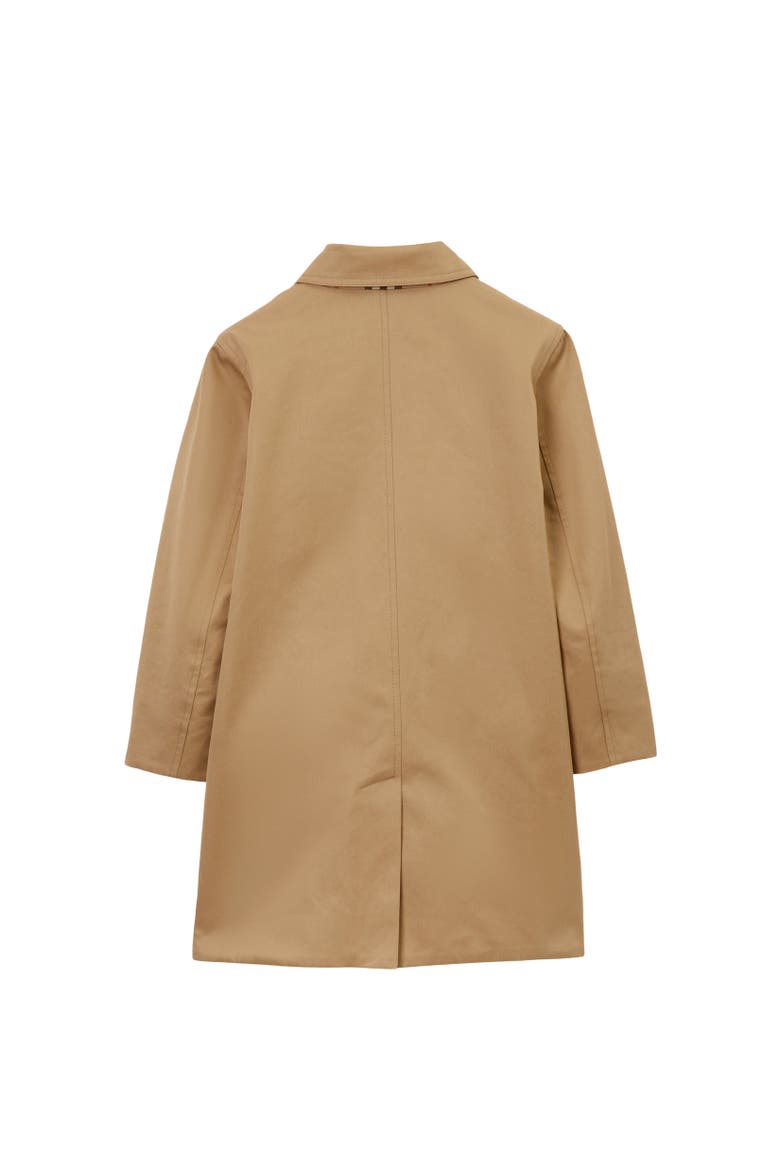 Reversible Check Gabardine Car Coat, Alternate, color, Archive beige