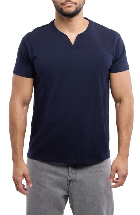 Split Neck T-Shirt