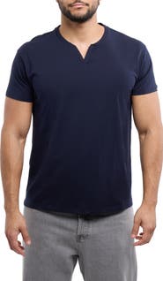XRAY Split Neck T-Shirt