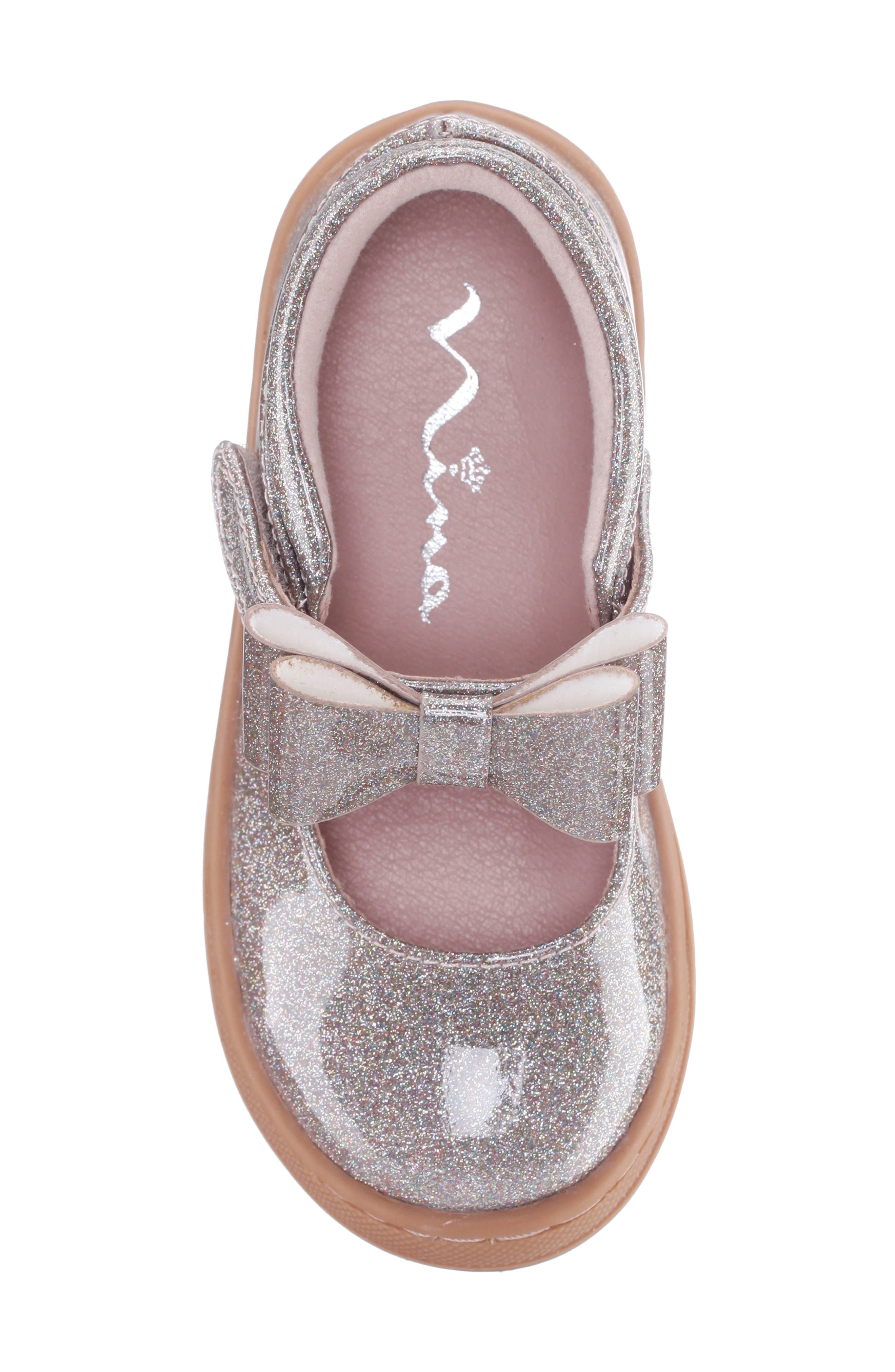 Nina Kids
 Binnie Mary Jane Flat, Alternate, color, Multi Coated Glitter