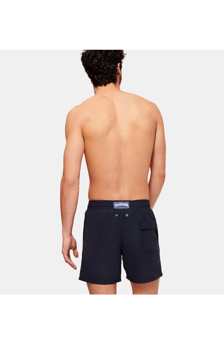 Vilebrequin Men's Solid Swim Trunks, Alternate, color, Noir