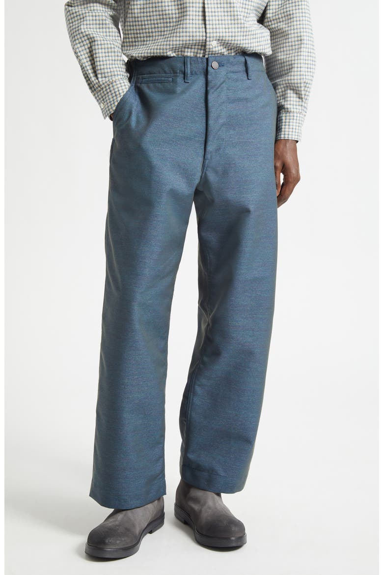 MIL Iridescent Twill Pants, Main, color, BLUE