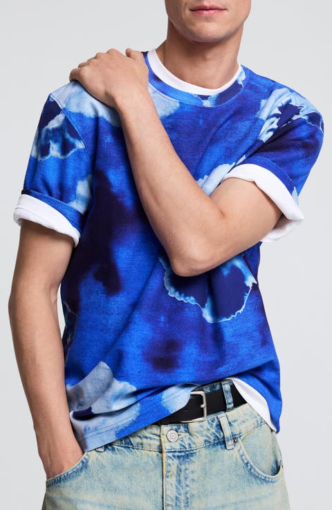 Tie-Dye Cotton Graphic T-Shirt