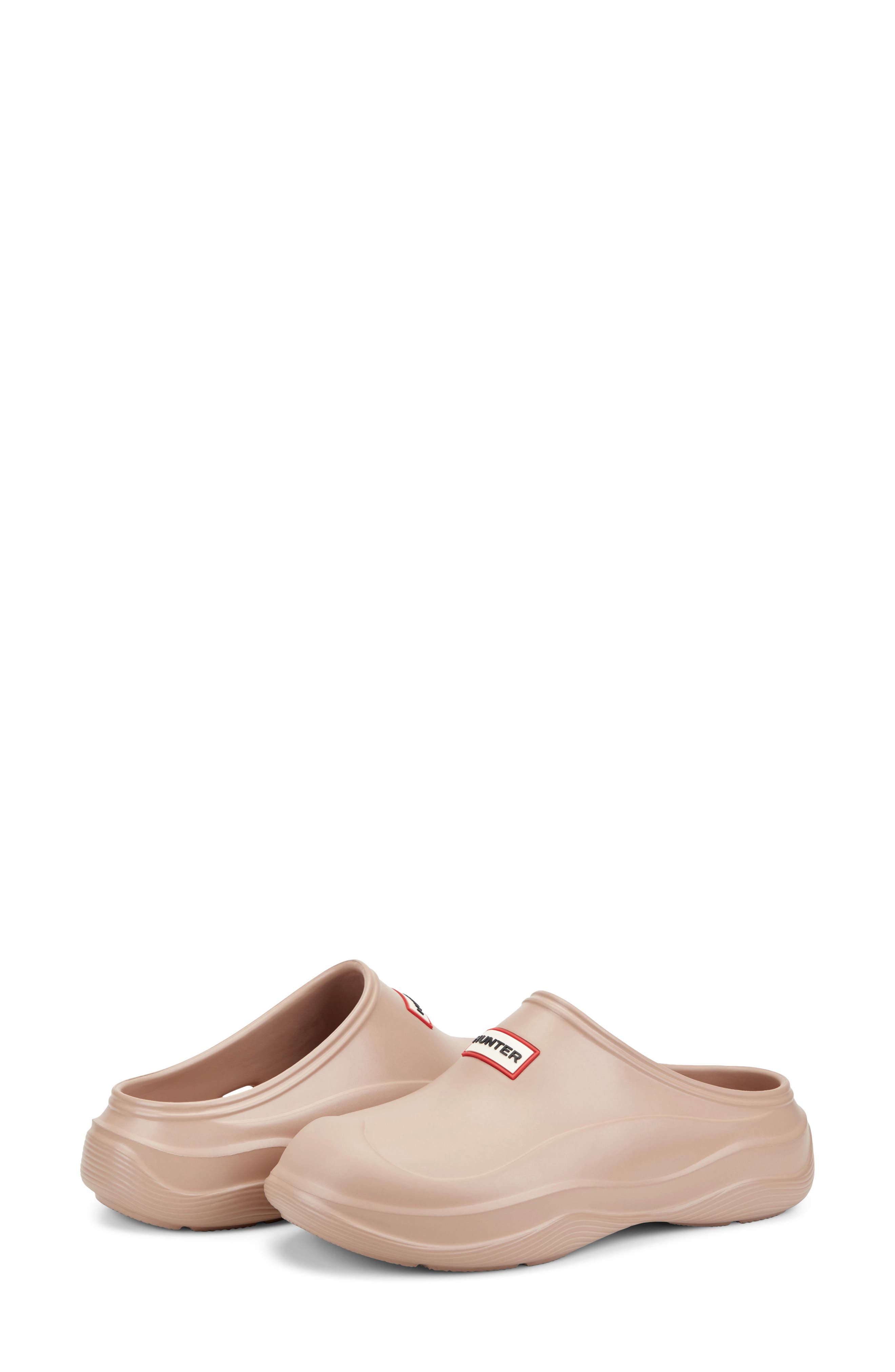 Elena Water Resistant Clog, Alternate, color, LIGHT BROWN