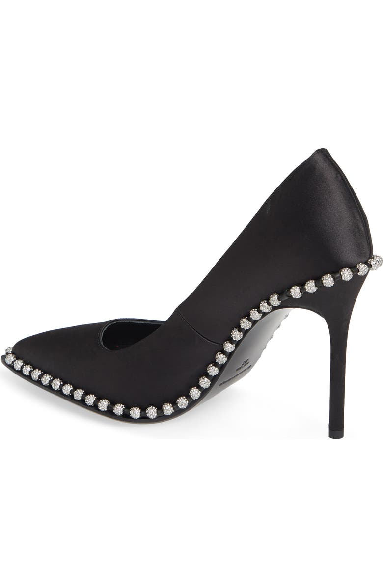 Alexander Wang Rie Crystal Stud Pointed Toe Pump, Alternate, color,