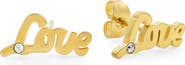 STEELTIME Love Swarovski Crystal Stud Earrings