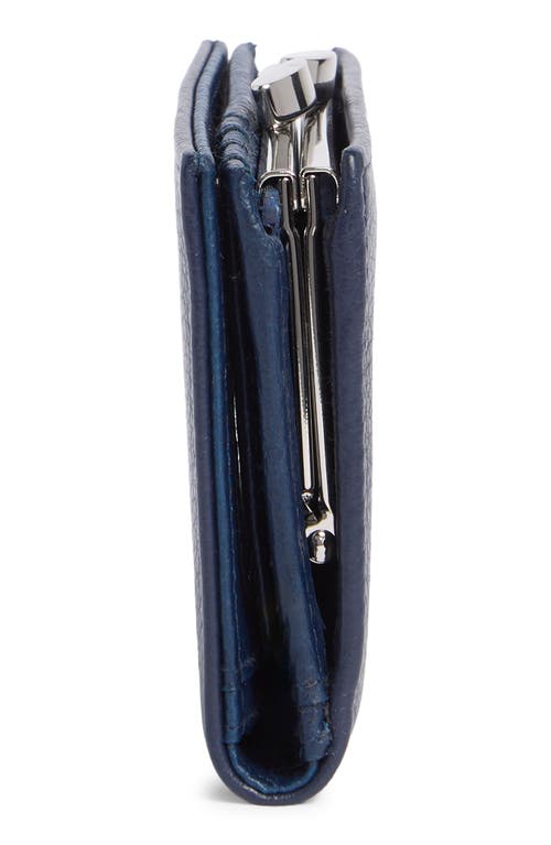 Mundi Small Leather Goods Soho Frenchie Clutch In Blue