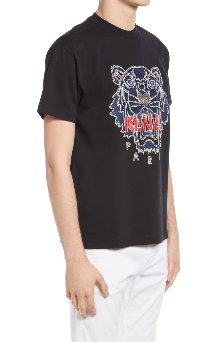 KENZO Silicone Scuba Tiger T-Shirt, Alternate, color, 