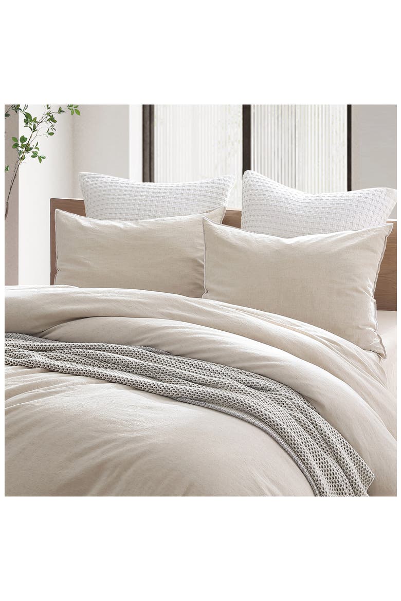Washed Linen & Cotton Duvet Cover & Sham Set, Alternate, color, LINEN