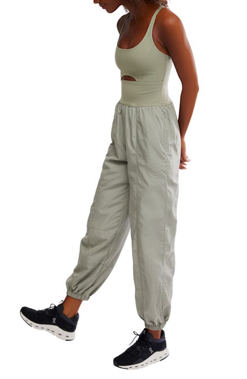 Free People Fp Movement Righteous Runsie Jumpsuit In Green