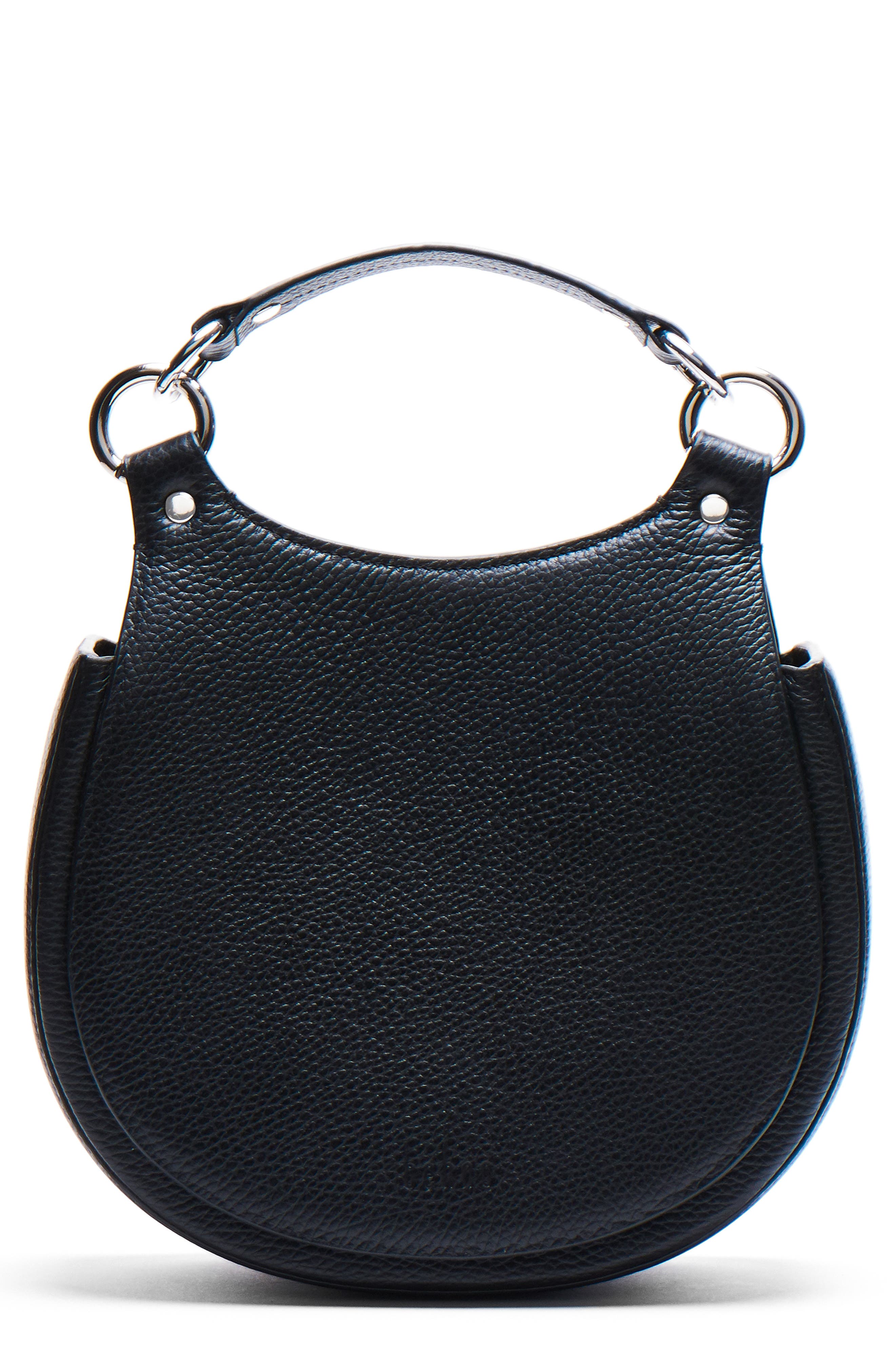 behno Mini Tilda Leather Saddle Bag, Main, color, 
