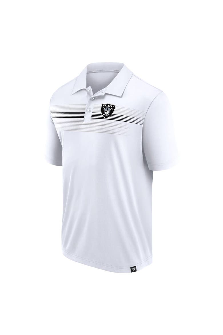 Men's Fanatics Branded White Las Vegas Raiders Victory For Us Interlock Polo, Alternate, color, White