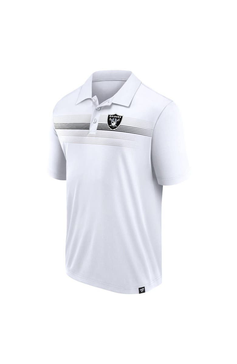 FANATICS Men's Fanatics Branded White Las Vegas Raiders Victory For Us Interlock Polo, Alternate, color, White
