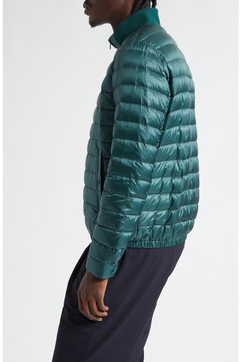 Ultralight Nylon Down Jacket, Alternate, color, BOTTLE GREEN
