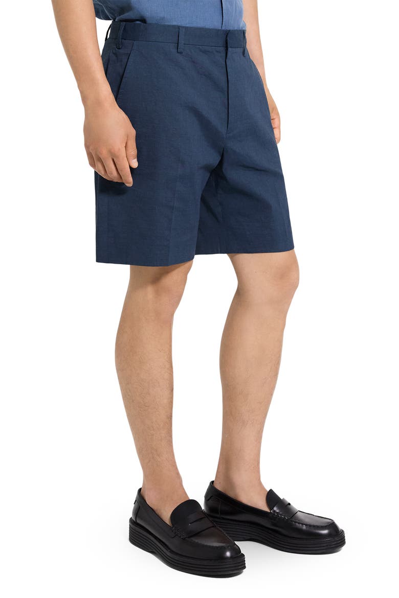Standard Good Linen Blend Shorts, Alternate, color, DARK BLUE WING