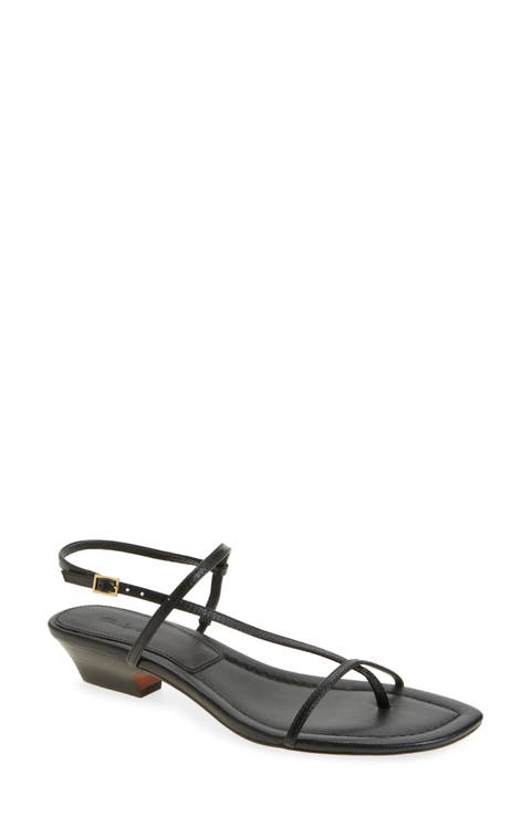 The Maycie Asymmetric T-Strap Sandal (Women)