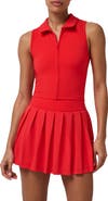 TravisMathew Moveknit Zip Sleeveless Polo