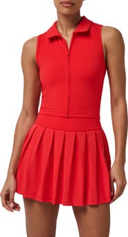 TravisMathew Moveknit Zip Sleeveless Polo