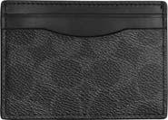 COACH Signature Money Clip Card Case