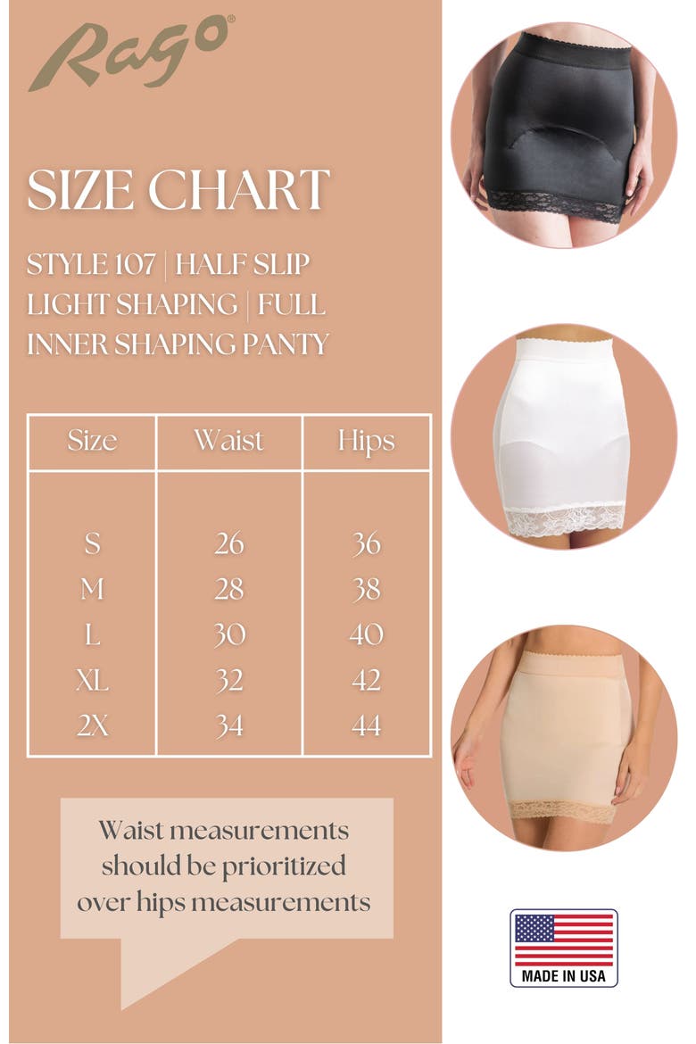Light Shaping Half Slip With Full Inner Shaping Panty, Alternate, color, Beige