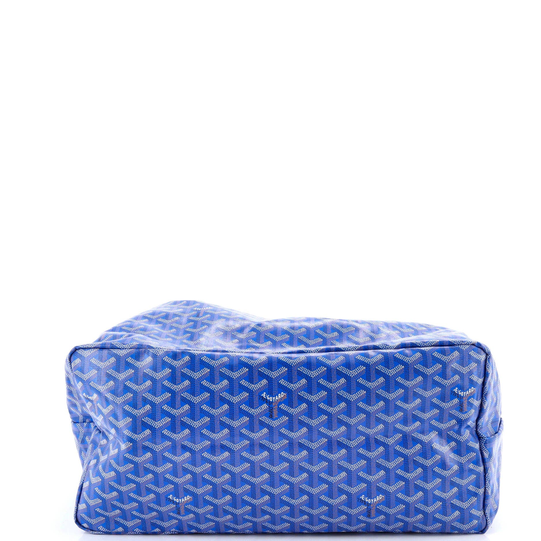 Pre-Owned Goyard Saint Louis Tote Coated Canvas GM, Alternate, color, Blue