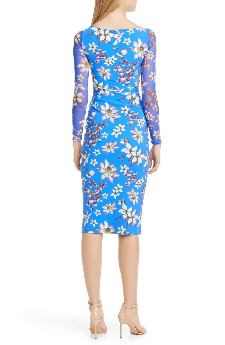 Chiara Boni La Petite Robe Chiara Boni La Petite Shana Long Sleeve Cocktail Dress, Alternate, color,