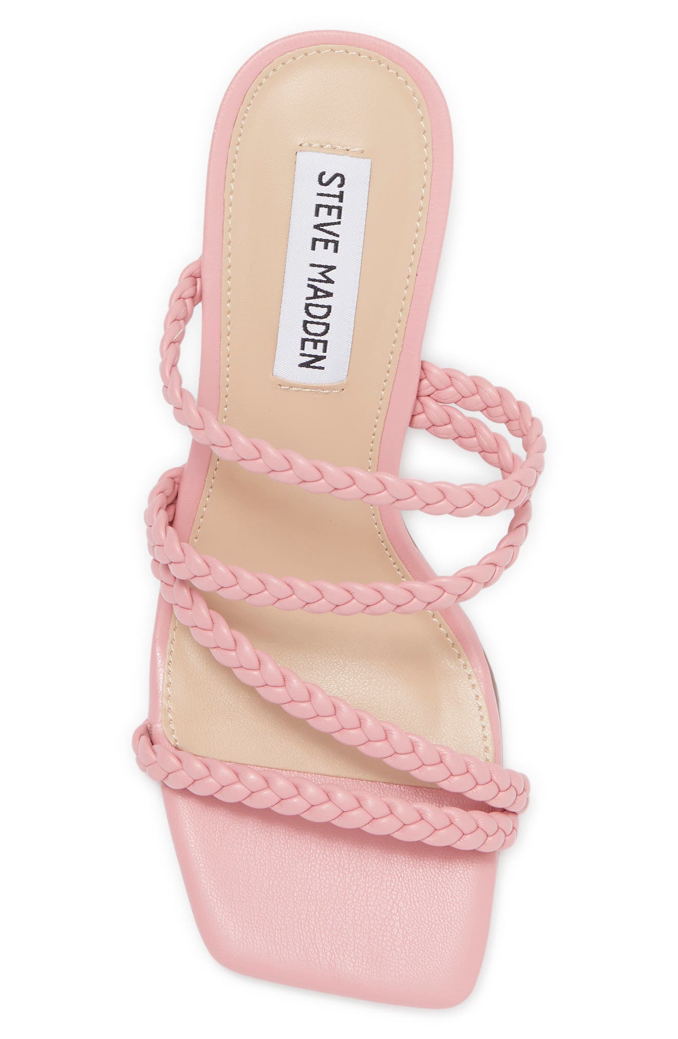 Dion Braided Strappy Sandal, Alternate, color, PINK