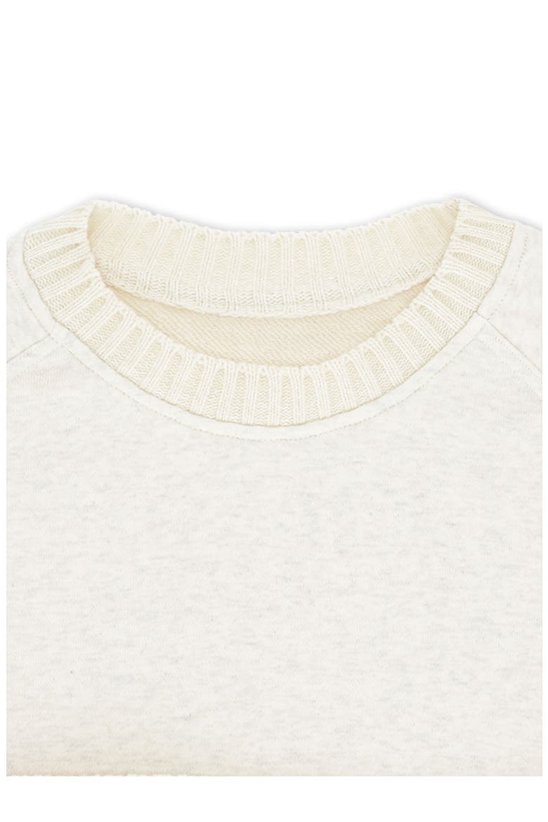 Mayfair Cotton Sweatshirt, Alternate, color, Cream