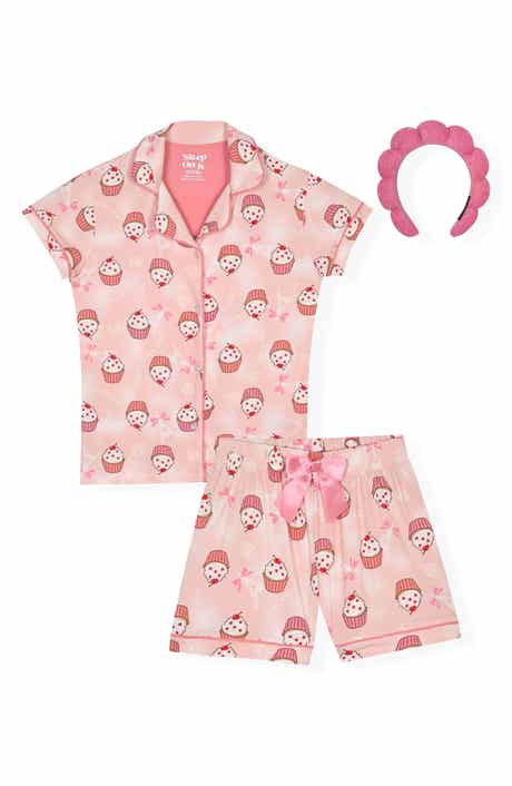 SLEEP ON IT Kids' Two-Piece Short Pajamas & Headband Set