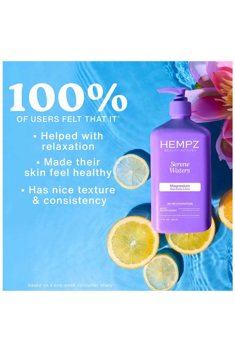 Serene Waters Moisturizing Body Lotion with Calming Magnesium, Alternate, color, NO COLOR