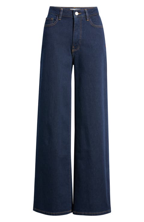 NCE High Waist Wide Leg Jeans