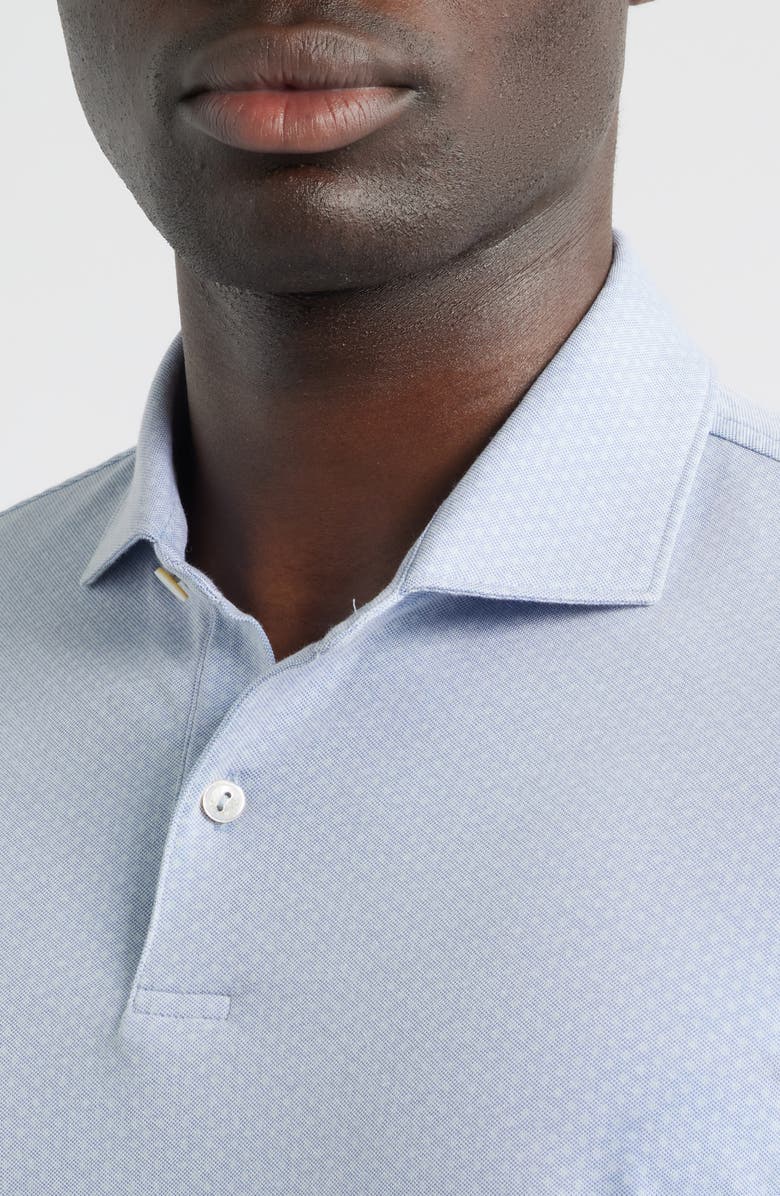 Peter Millar Crown Crafted Albatross Pima Cotton Blend Polo, Alternate, color, Dusk Blue