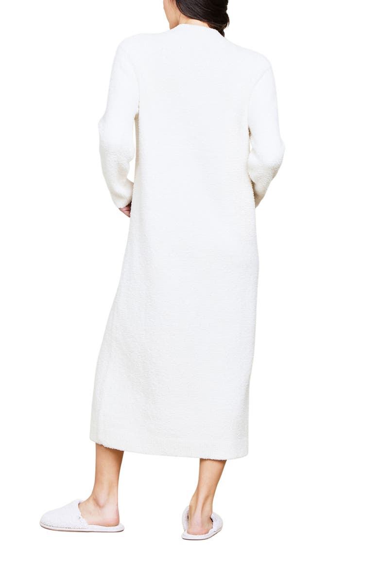 CozyChic™ Front Zip Robe, Alternate, color, CREAM