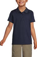 Lands' End School Uniform Girls Short Sleeve Feminine Fit Rapid Dry Polo Shirt