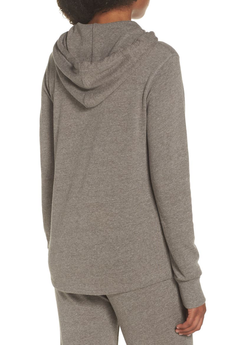 Cozy Pullover Hoodie, Alternate, color, VINTAGE COAL