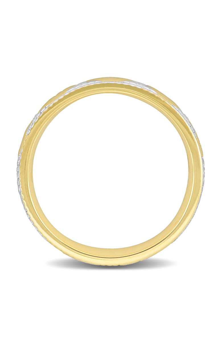 Julianna B. 5mm Wave Design Band 14k Two-Tone, Alternate, color, 