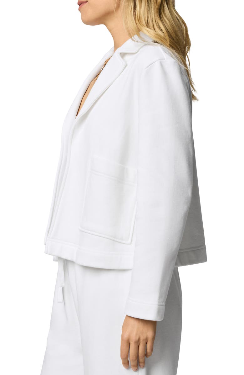 Splendid Matilda Cotton Fleece Jacket, Alternate, color, White