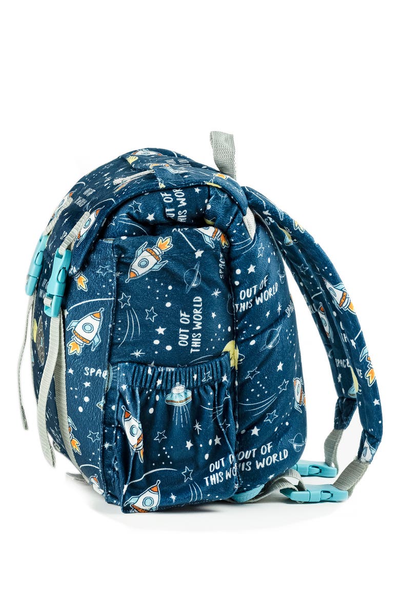 mimish Kids' Sleep-n-Pack Space Print Sleeping Bag Backpack, Alternate, color, Space Multi-Print
