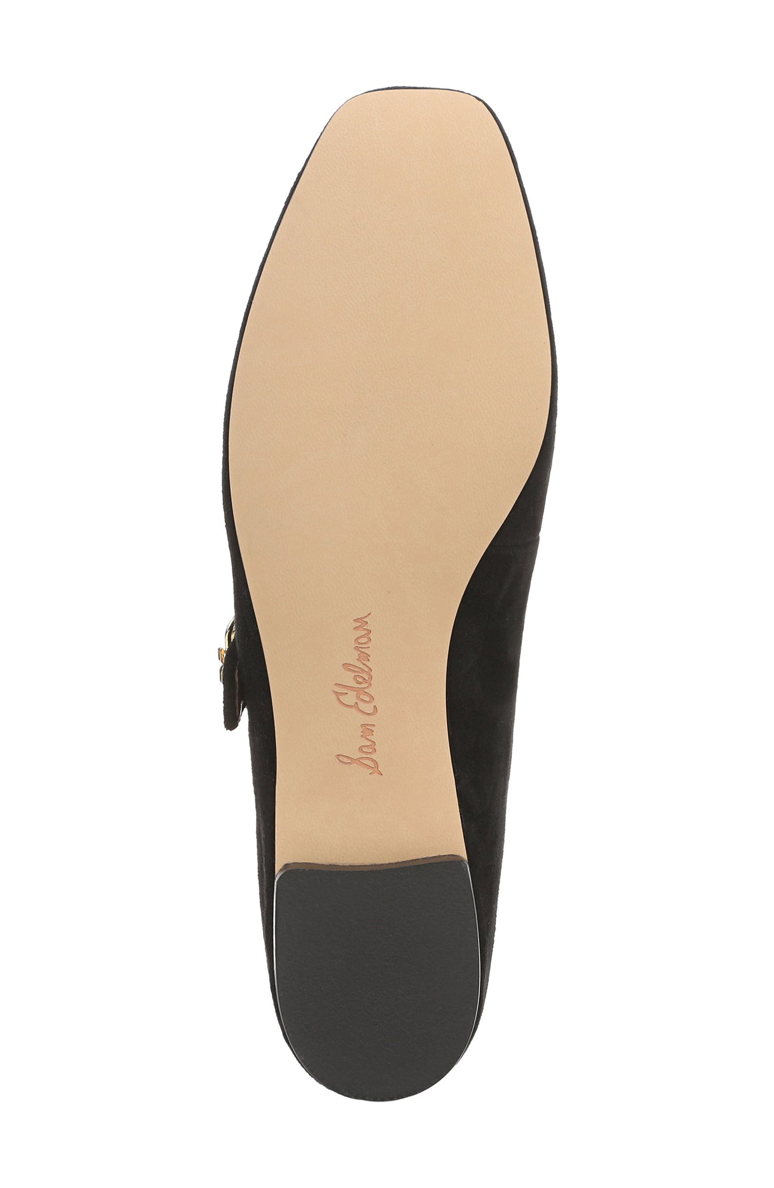 Sam Edelman Michaela Mary Jane Flat, Alternate, color, Black Suede