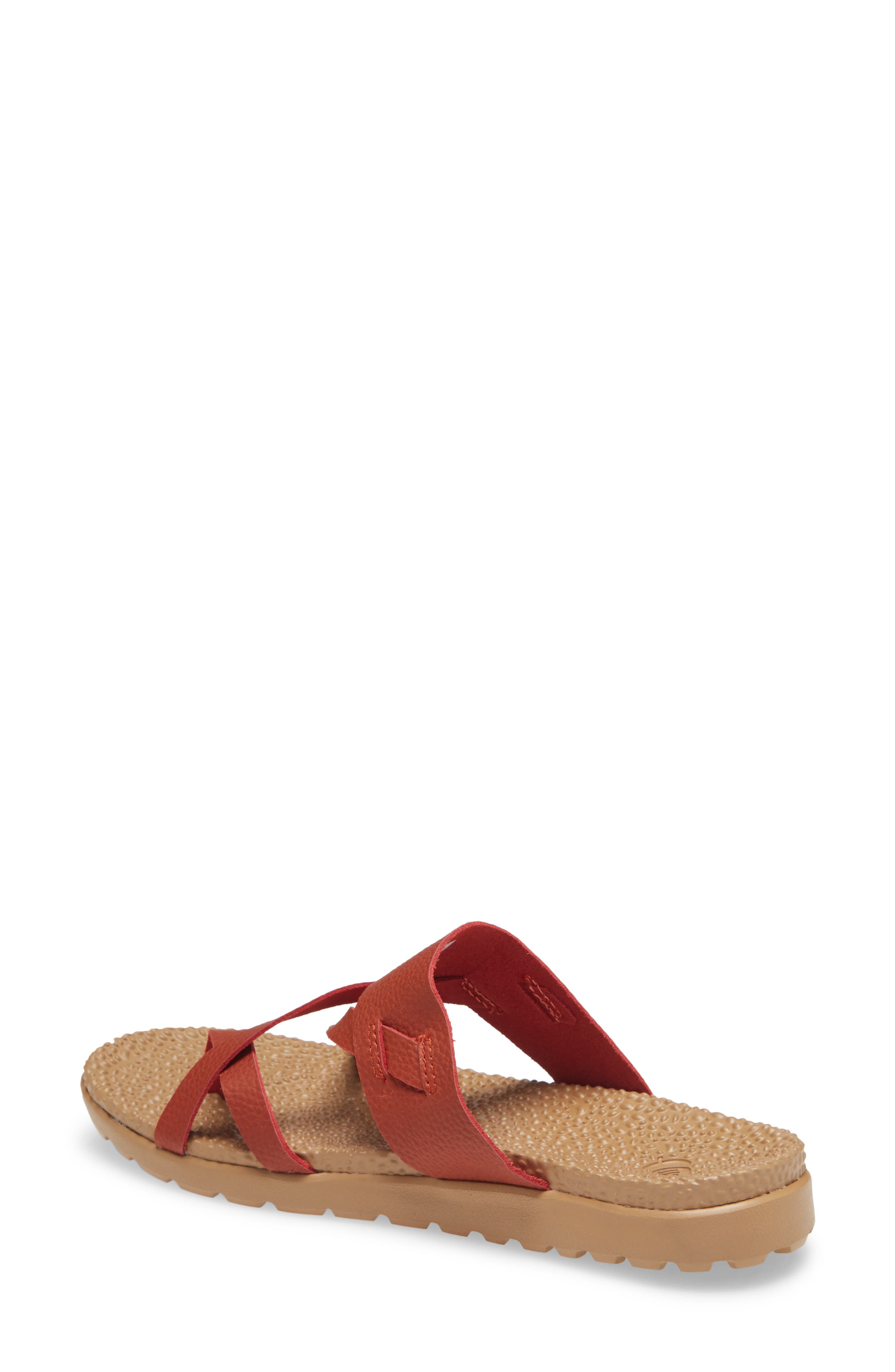 Acorn Riley Leather Sandal, Alternate, color, Copper Leather
