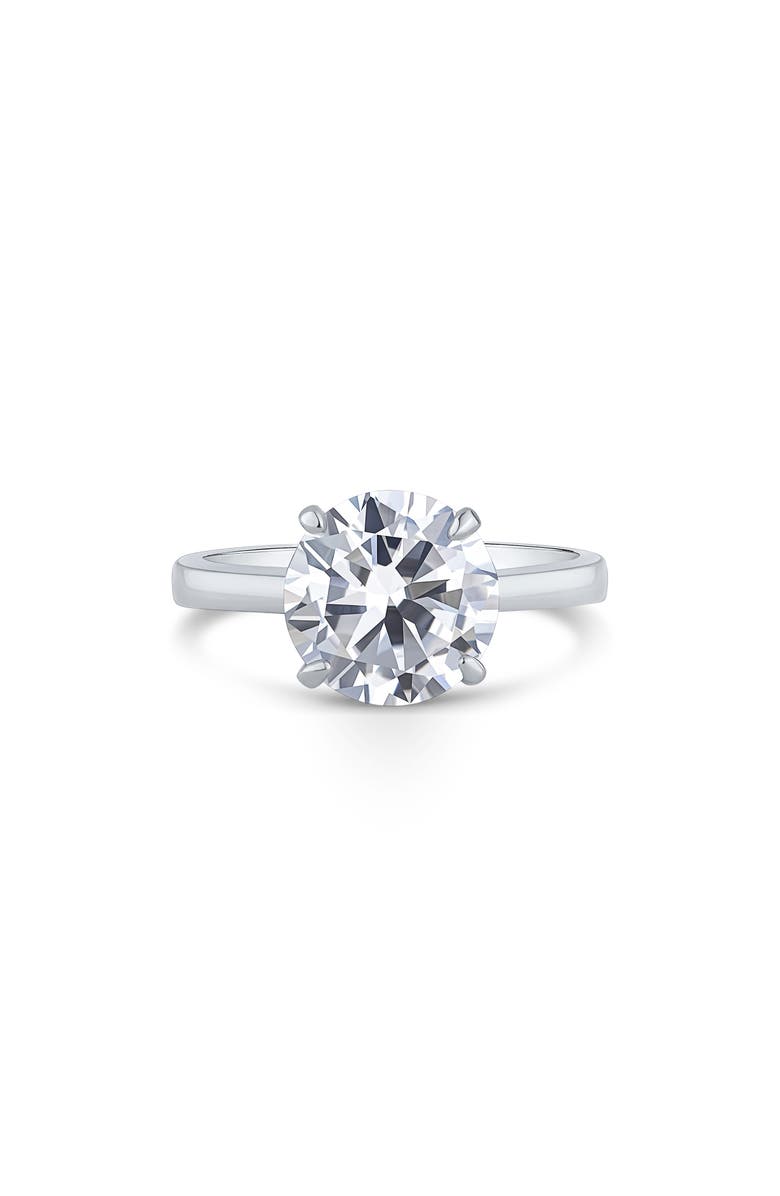 CZ by Kenneth Jay Lane Solitaire Cubic Zirconia Ring, Main, color, 