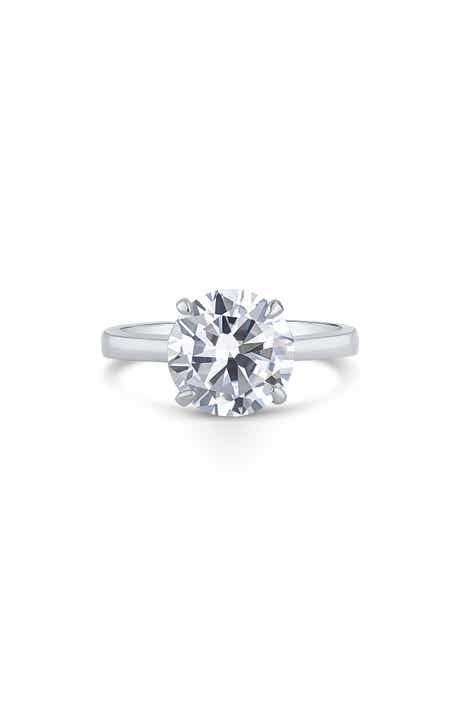 CZ by Kenneth Jay Lane Solitaire Cubic Zirconia Ring