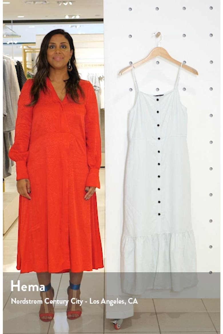Button-Up Midi Sundress (Nordstrom Exclusive) video