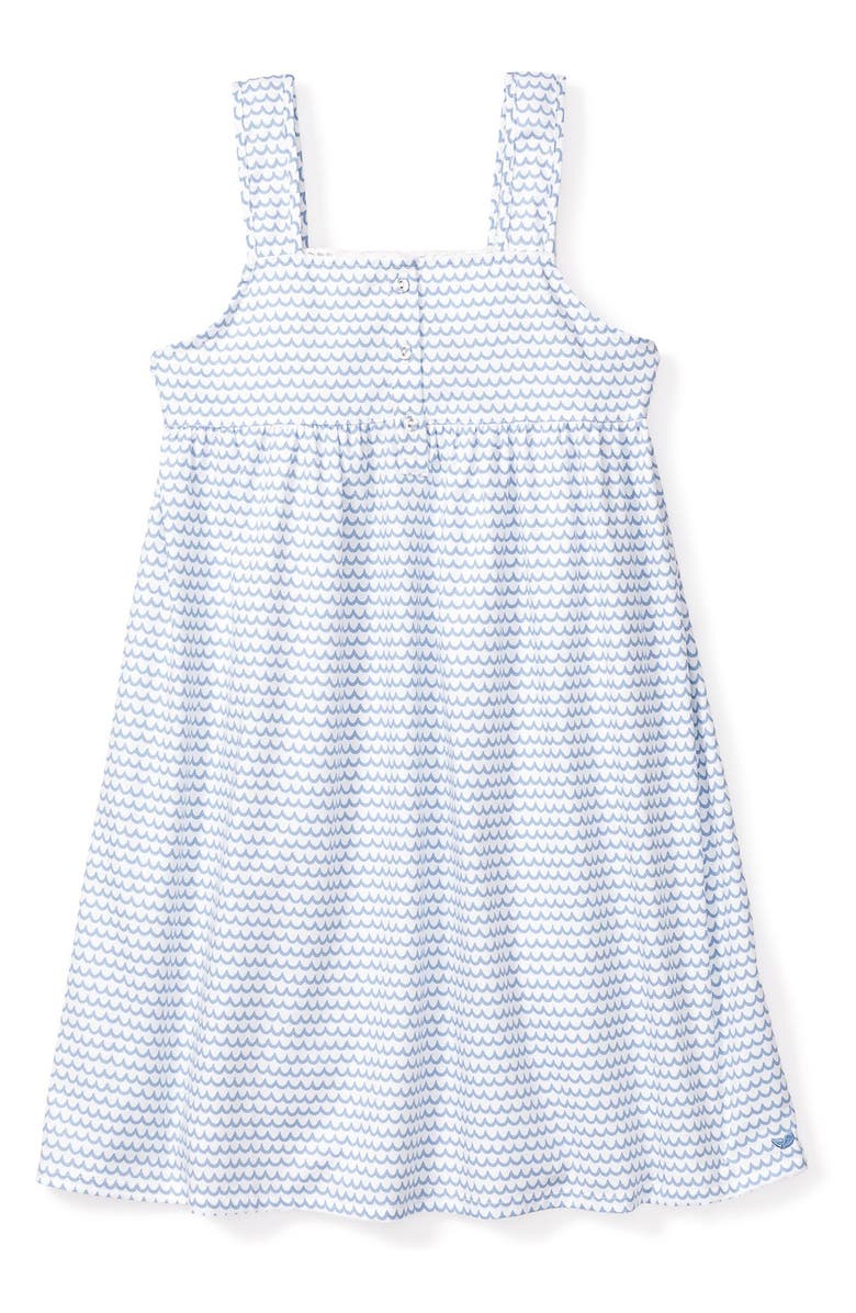 Petite Plume Kids' La Mer Nightgown, Alternate, color, Blue