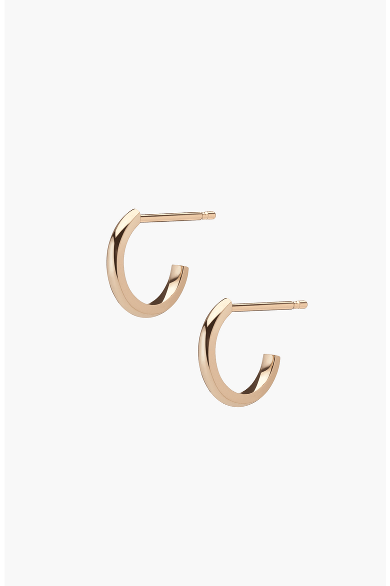Huggies Earrings, Main, color, Yellow Gold Vermeil
