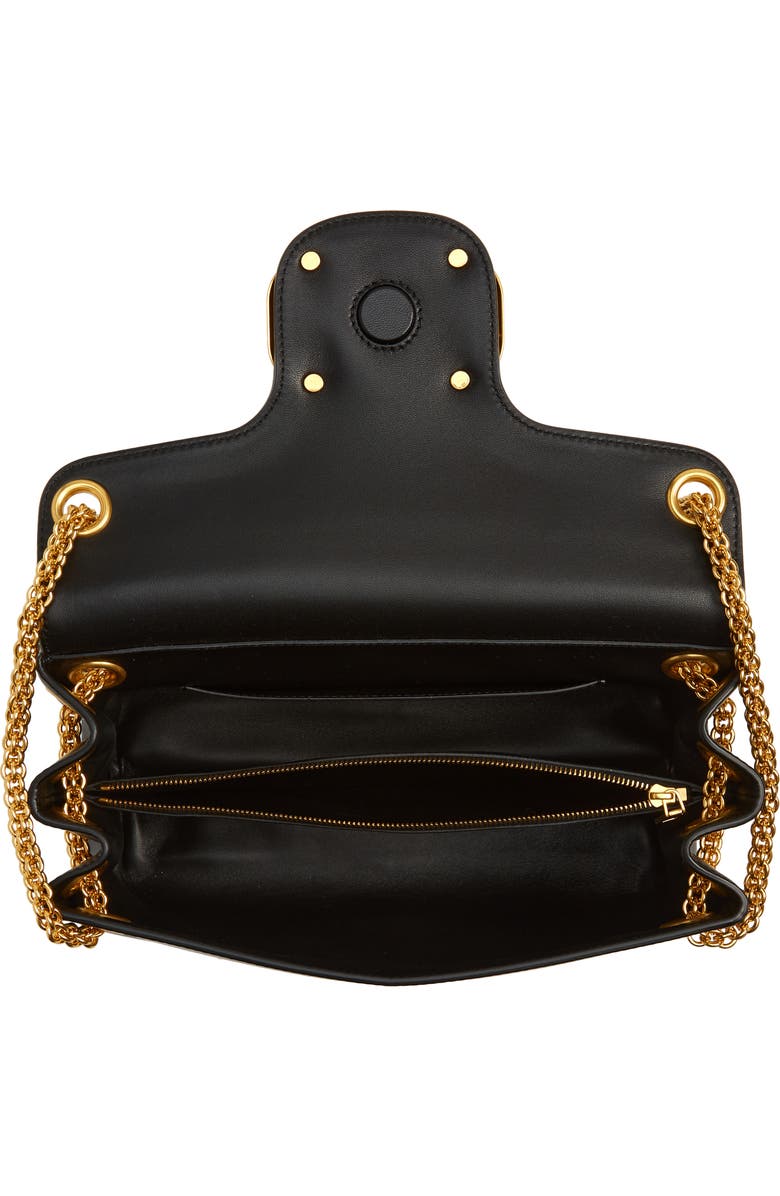 Valentino Garavani Stud Sign VLOGO Leather Shoulder Bag, Alternate, color,