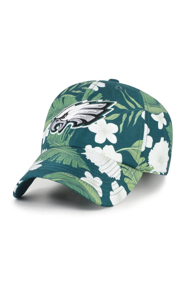 '47 Men's '47 Midnight Green Philadelphia Eagles Beach Side Clean Up Adjustable Hat, Main, color, Green