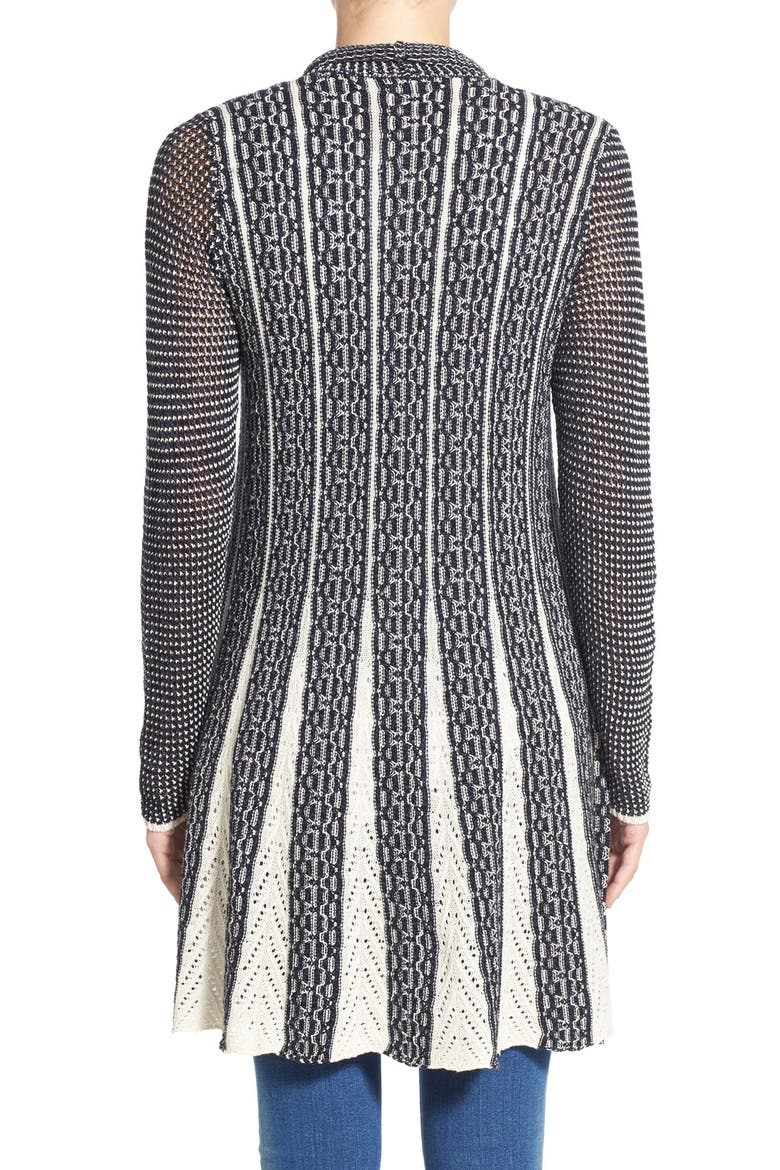 'Trumpet' Long Cardigan, Alternate, color, MULTI