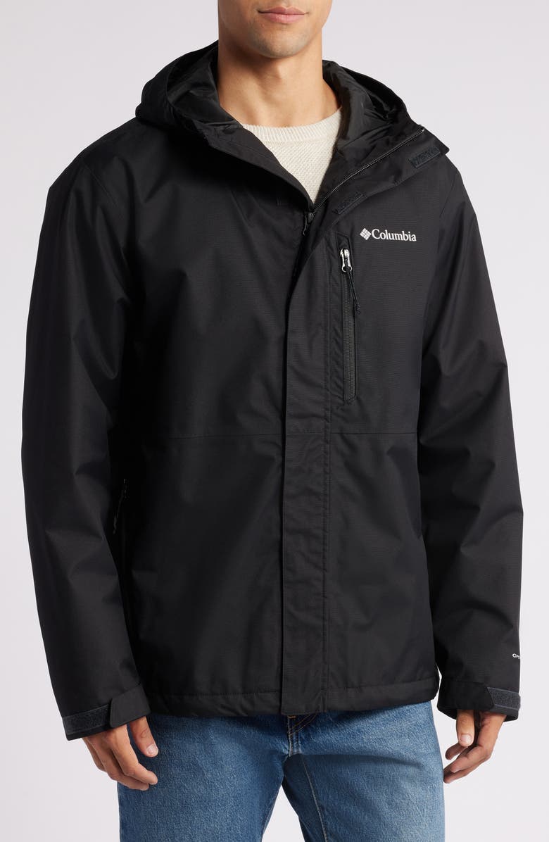 Columbia Hikebound<sup>™</sup> II Rain Jacket, Alternate, color, Black